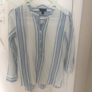 J crew stripe shirt size 2